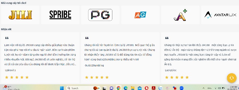 Giới Thiệu JW388 Về Các Điểm Nổi Bật